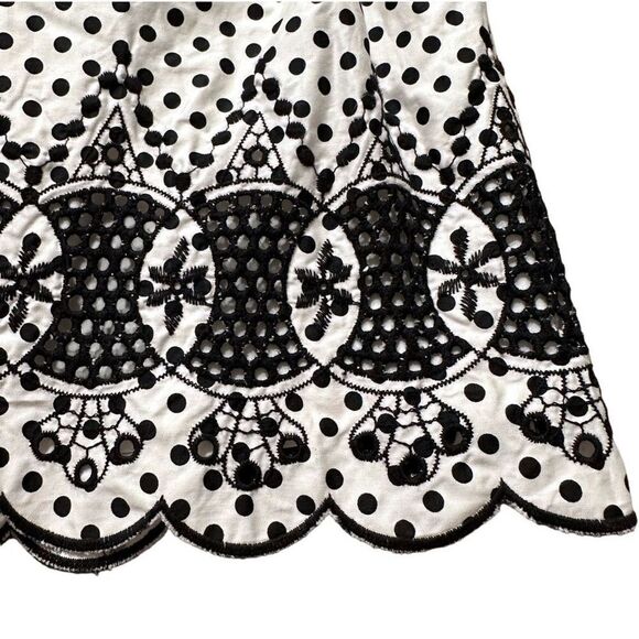 Talbots Pleated Polka Dot Full Skirt size 2P - Picture 6 of 9